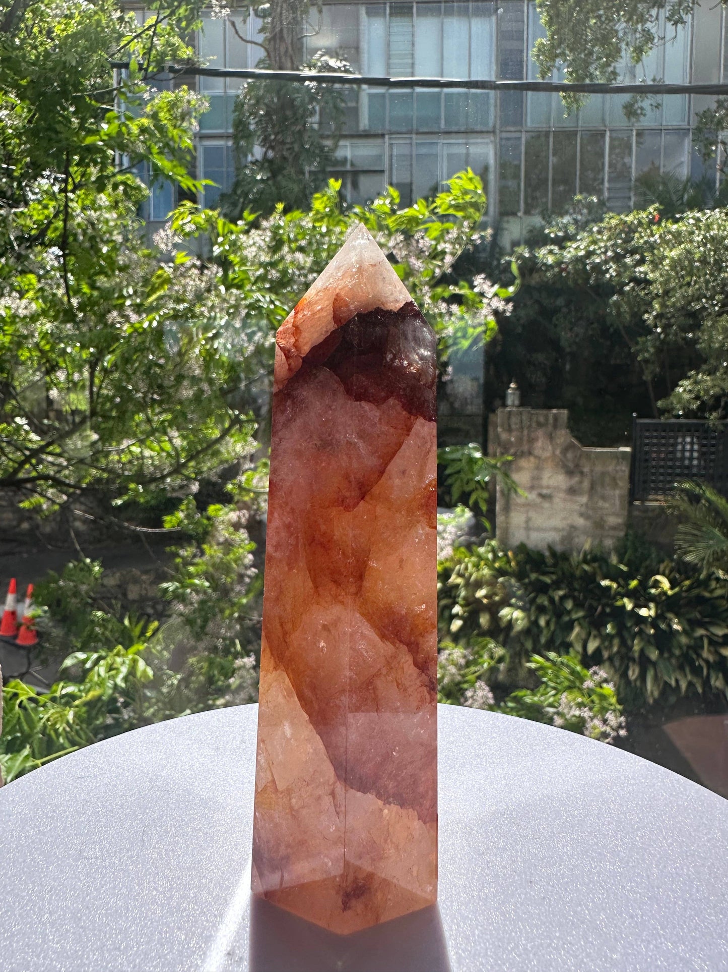 Fire Quartz Crystal Obelisk Tower Point Generator #4