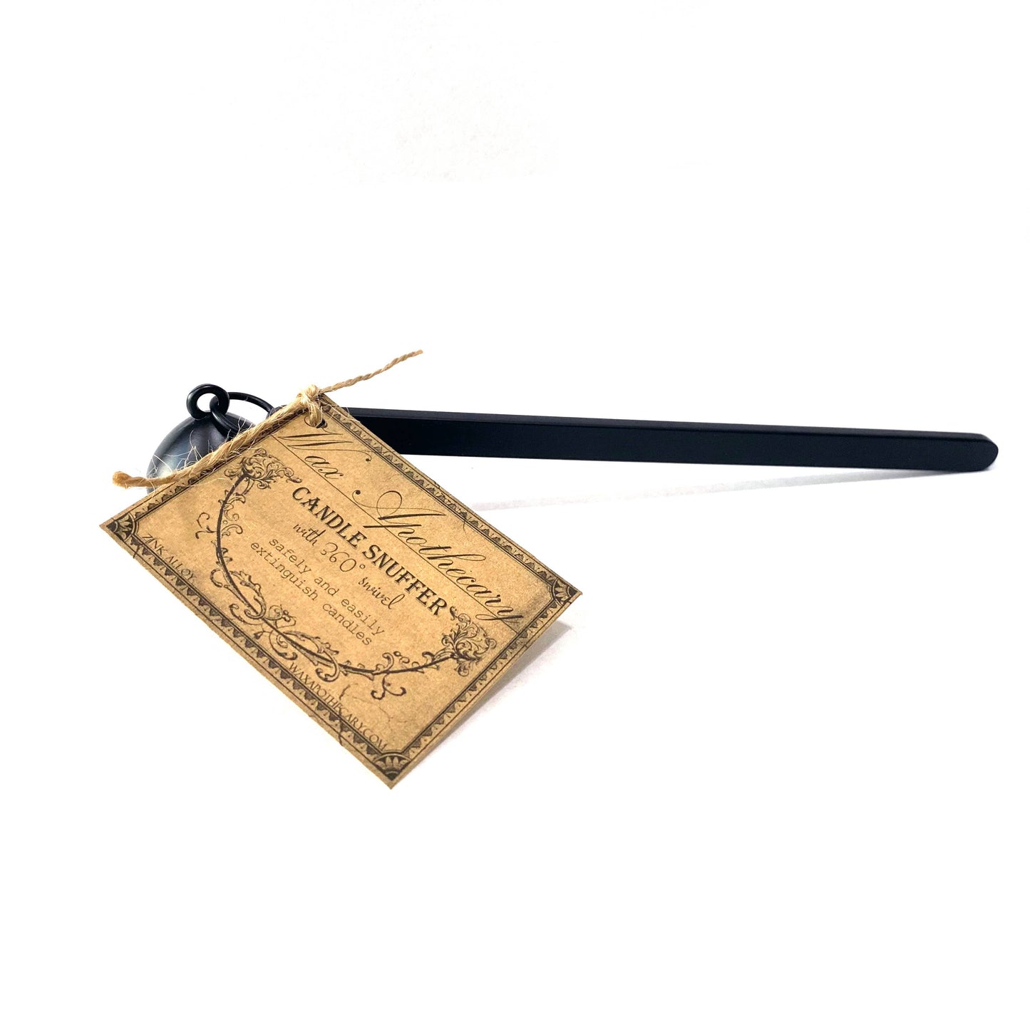 Candle Snuffer in Matte Black Finish