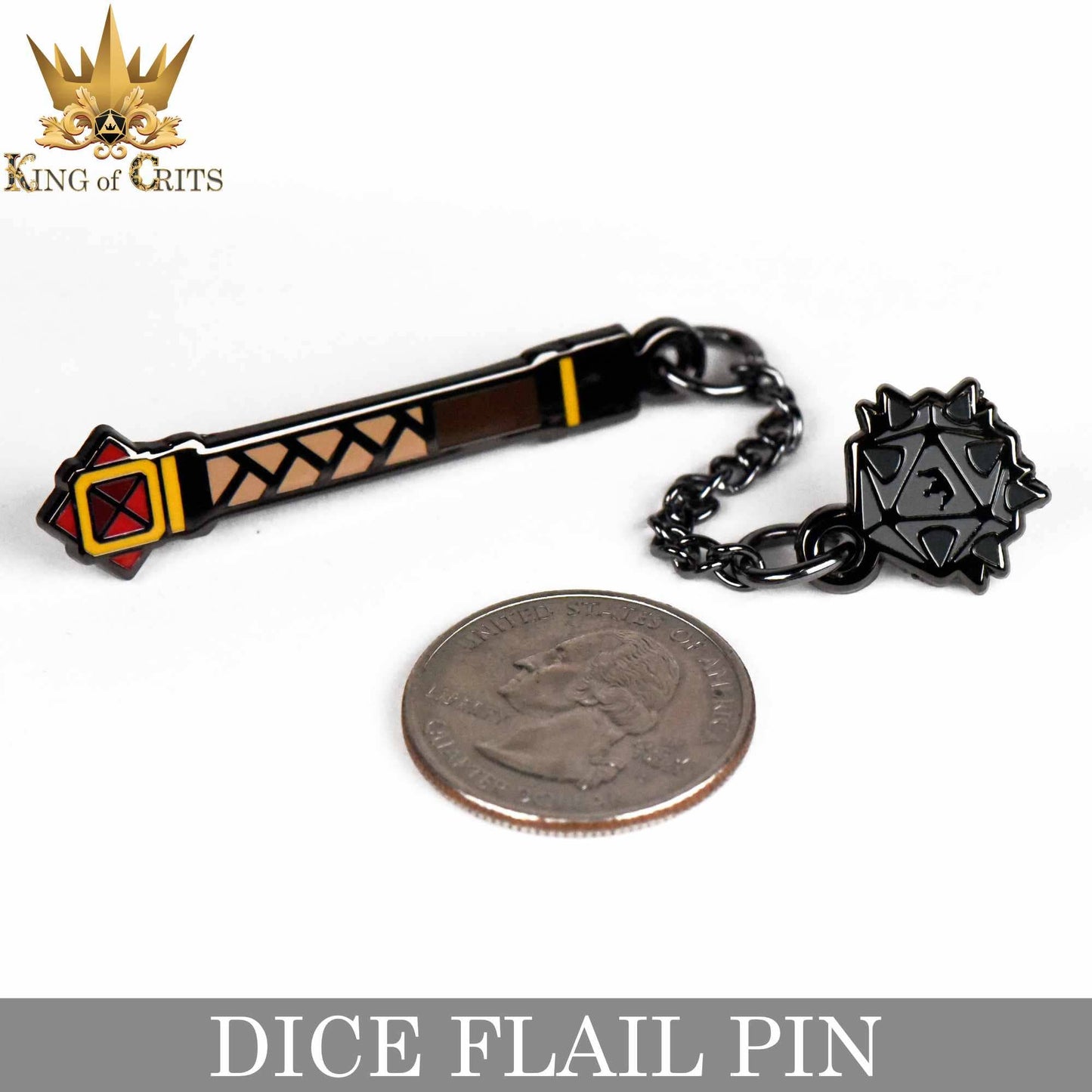 Dice Flail Pin