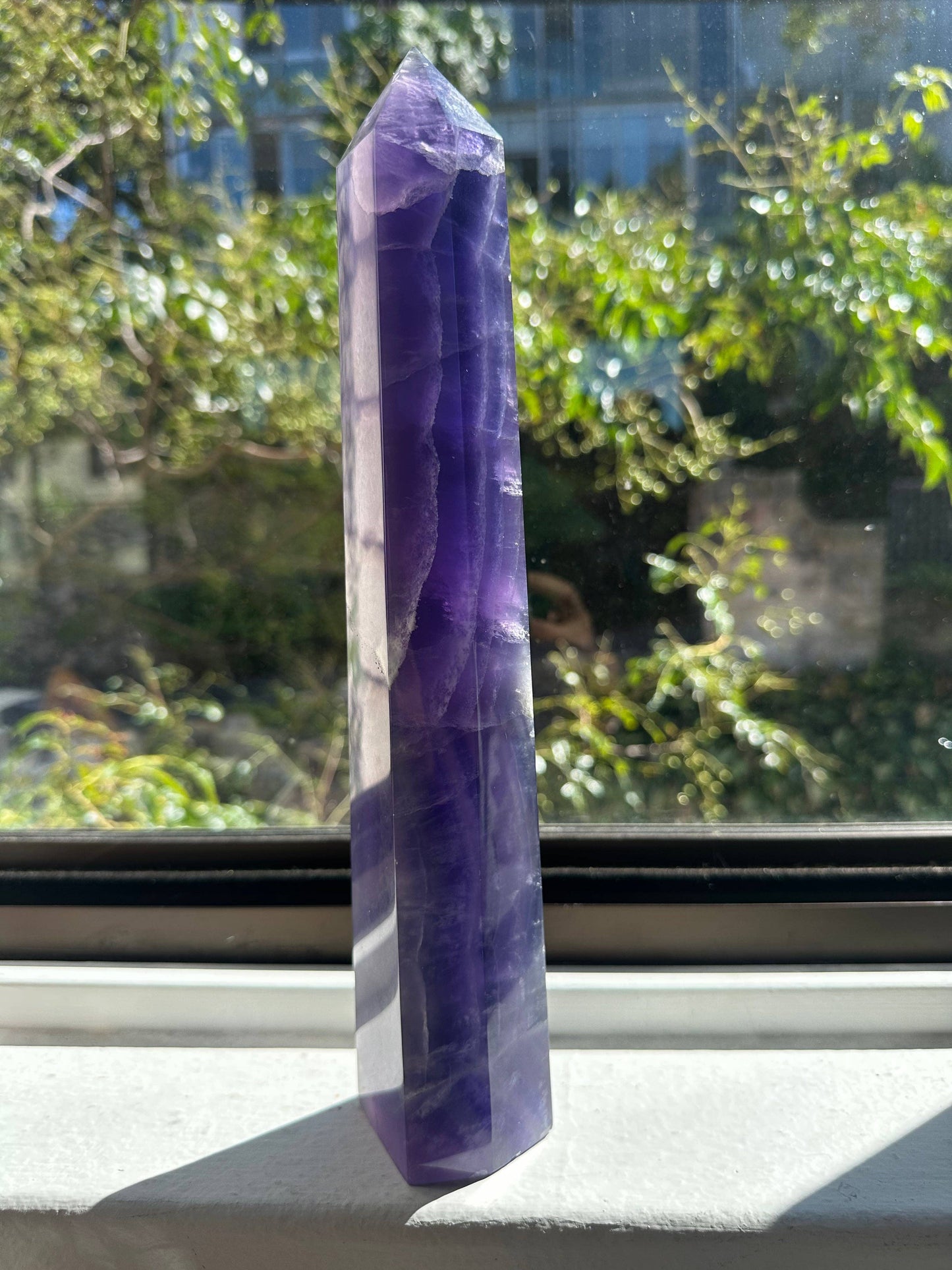 Large Purple Fluorite Tower – Healing Crystal, Crystal Decor, Crystal Gift, Crystal Collection #1
