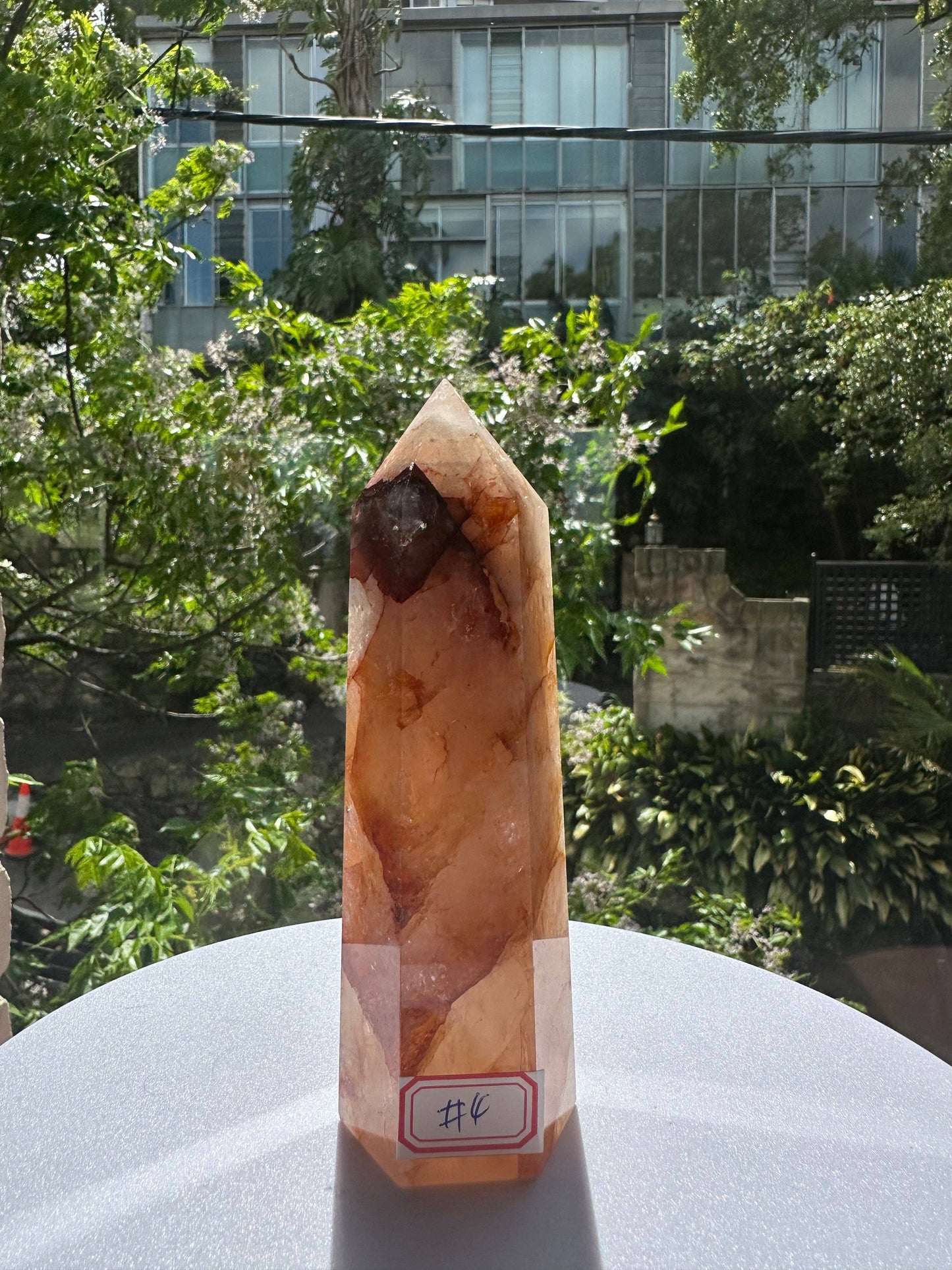 Fire Quartz Crystal Obelisk Tower Point Generator #4