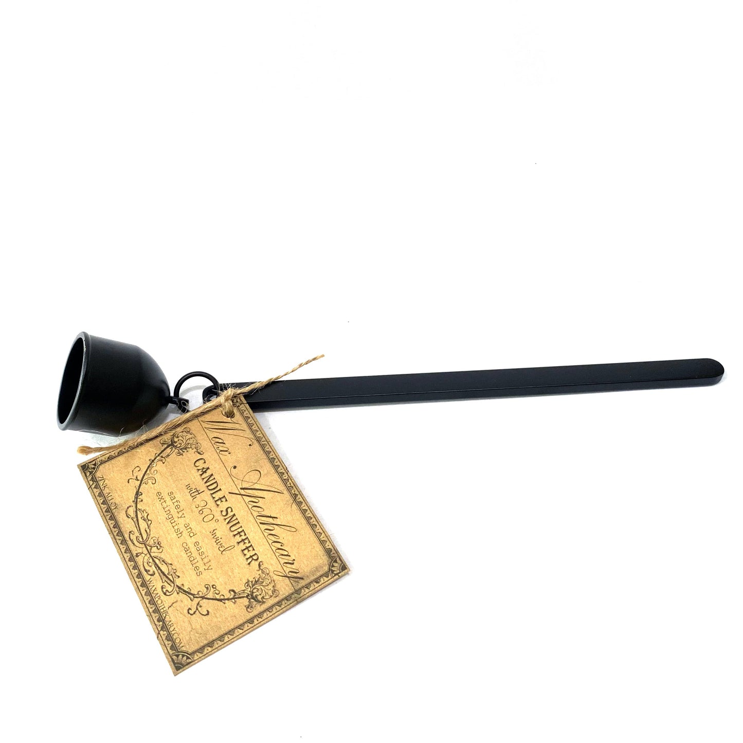 Candle Snuffer in Matte Black Finish