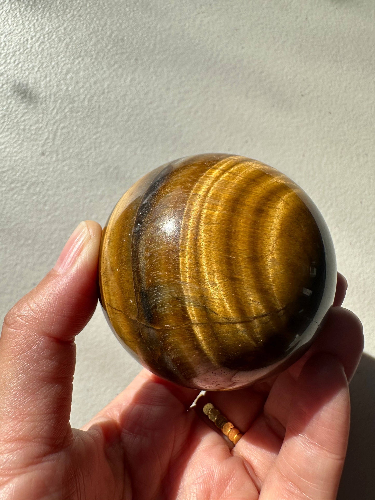Natural Tiger's Eye Crystal Sphere Ball