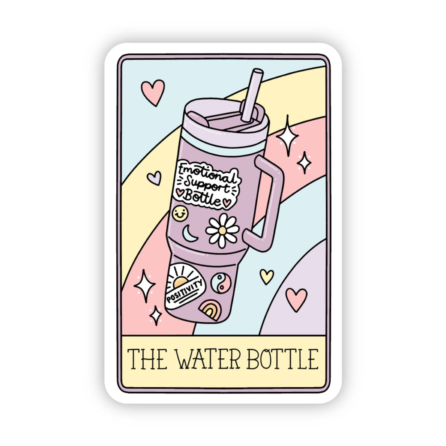 "The Water Bottle" Tarot Card Sticker