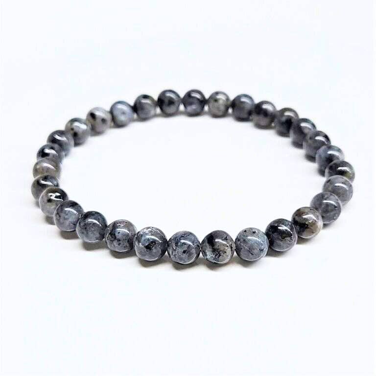 Larvikite Beaded Bracelets 6mm