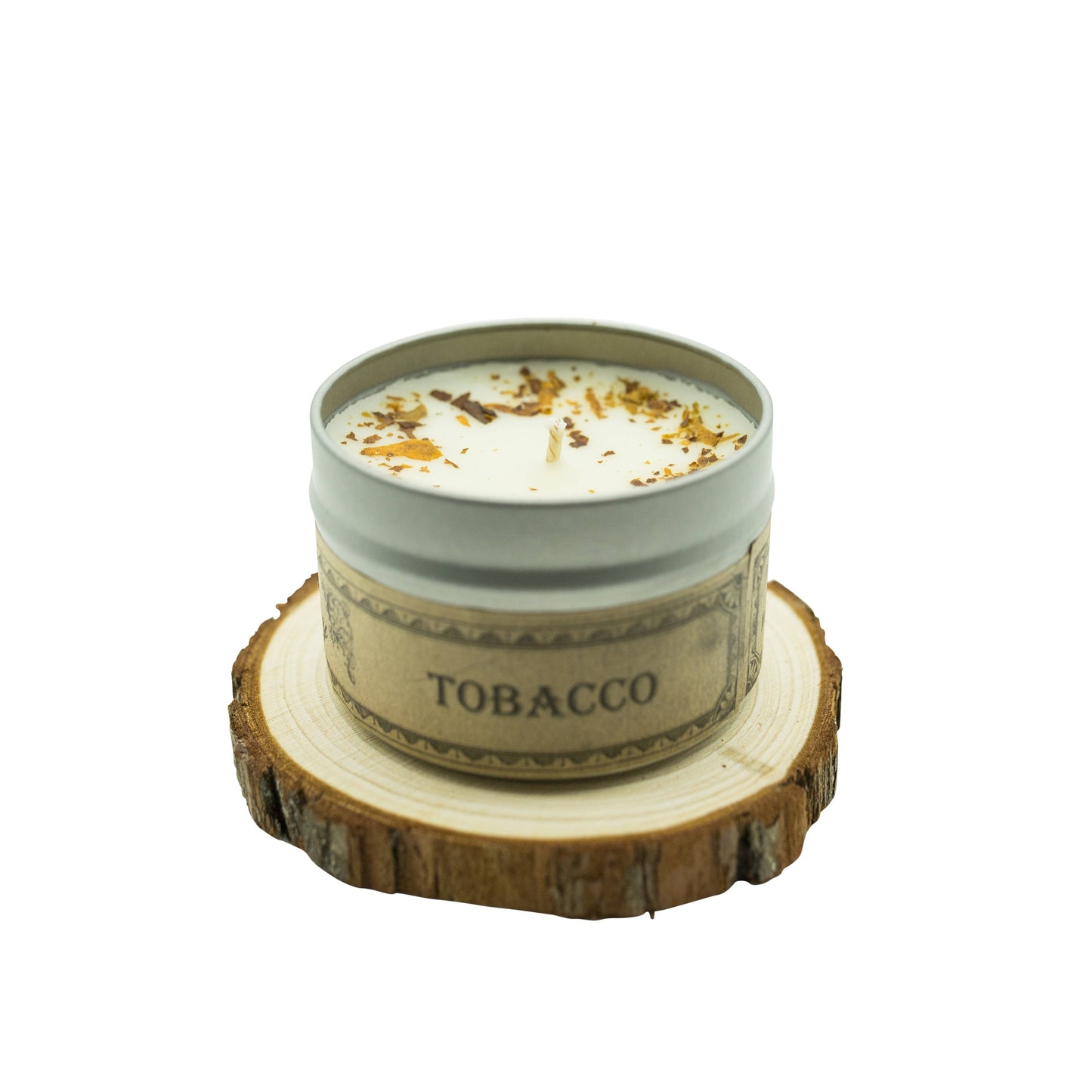 CANDLE COASTER : Natural Wood Slice Display (Small 3")