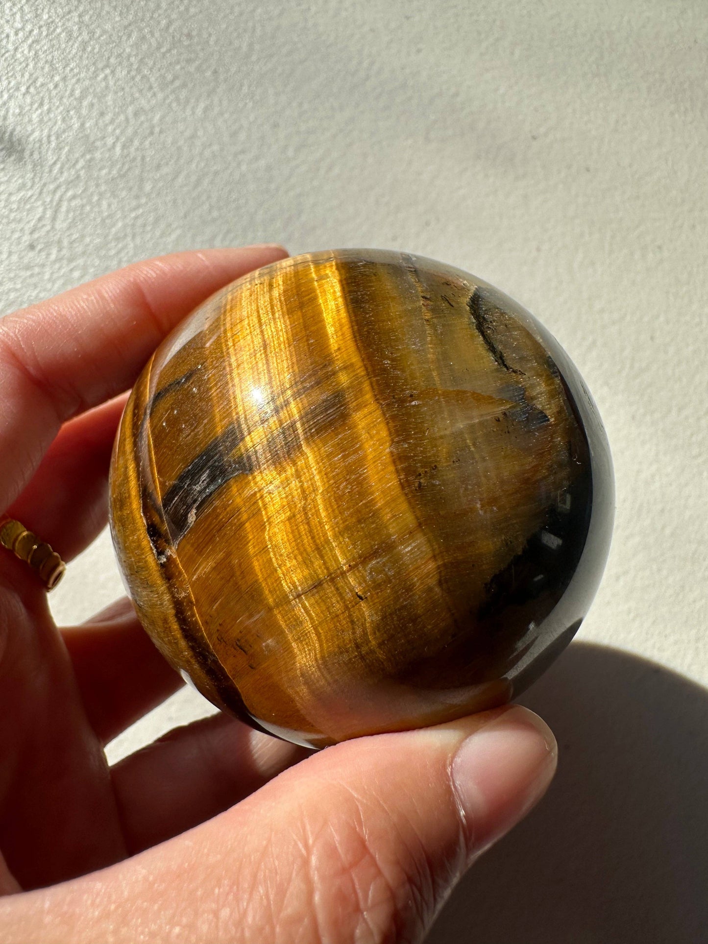 Natural Tiger's Eye Crystal Sphere Ball
