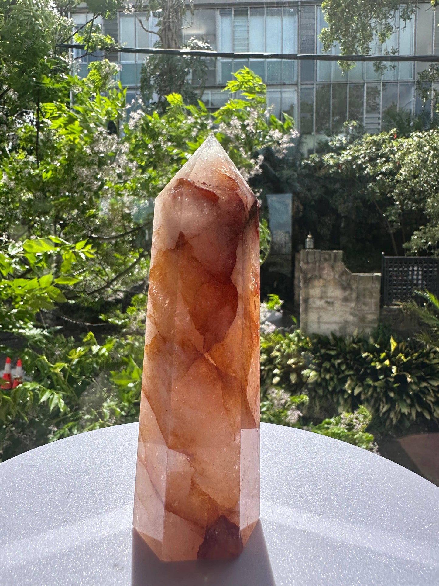 Fire Quartz Crystal Obelisk Tower Point Generator #4