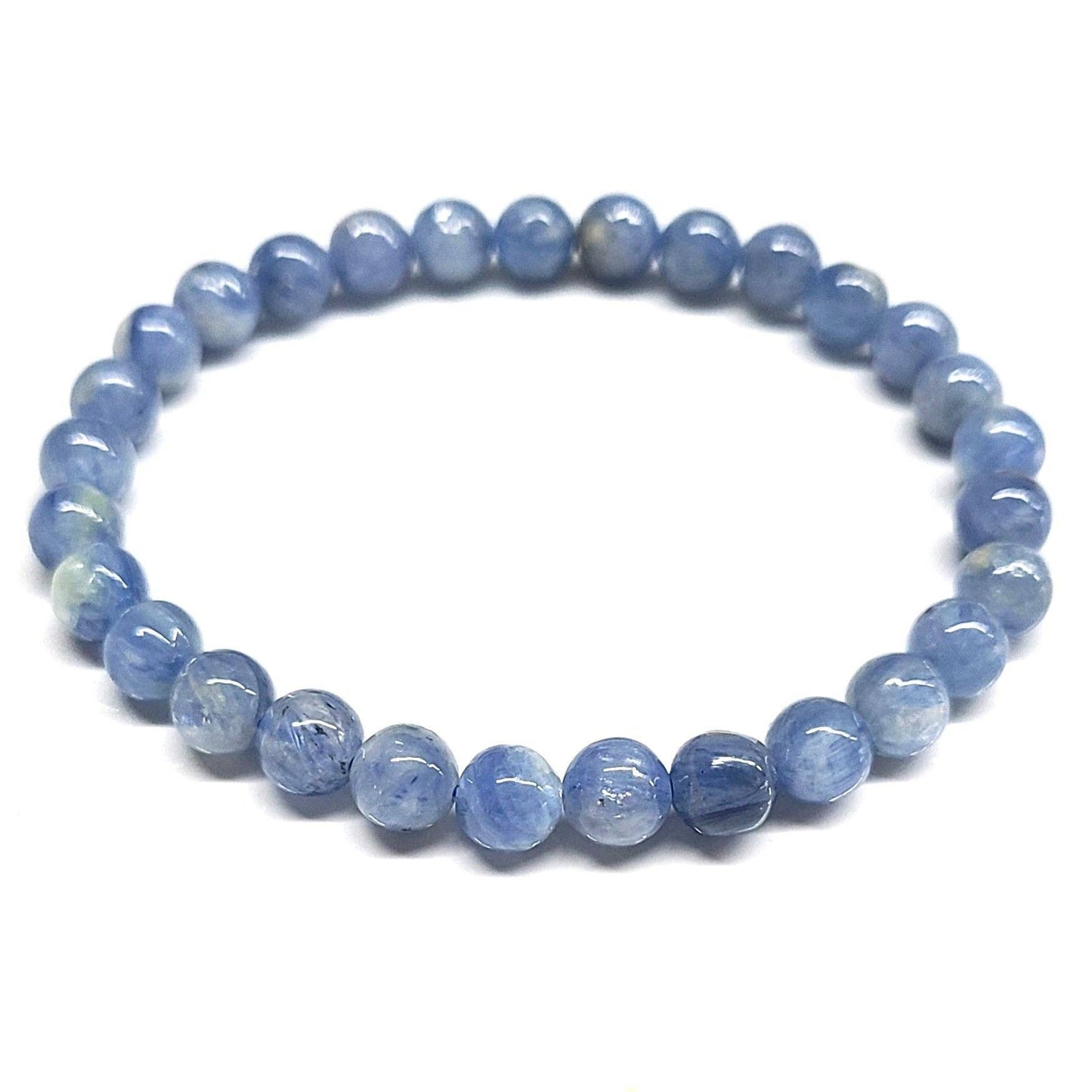 Kyanite Beaded Bracelet 6mm