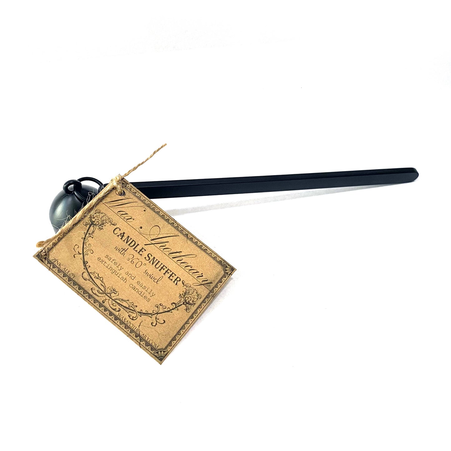 Candle Snuffer in Matte Black Finish