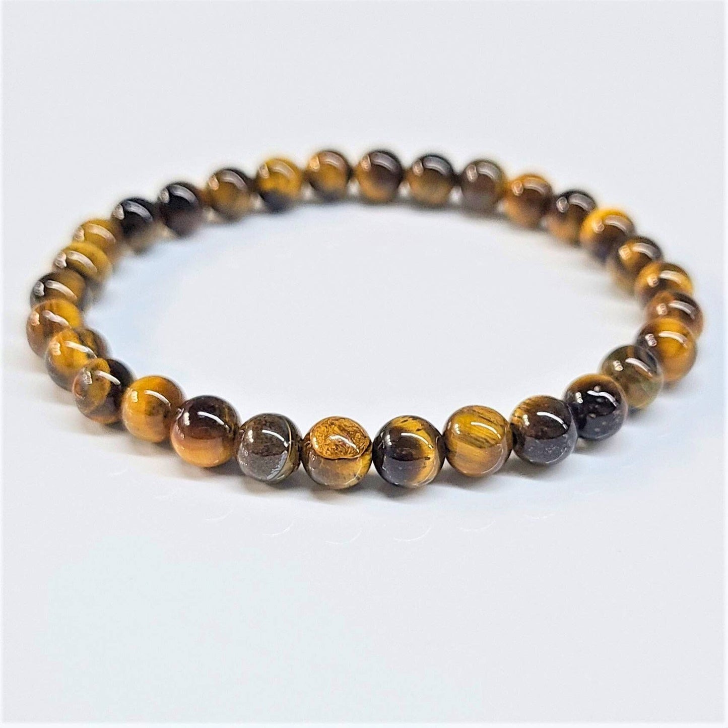 Tiger Eye Beaded Bracelets 6mm