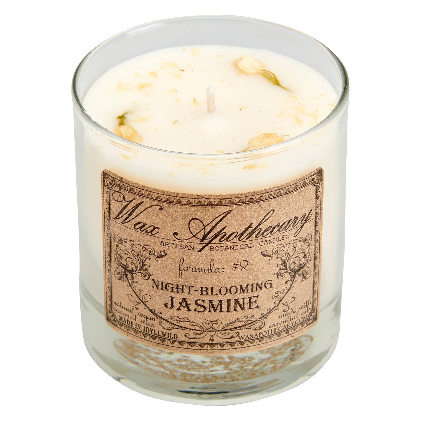 Night-Blooming Jasmine Botanical Candle in Scotch Glass 7oz