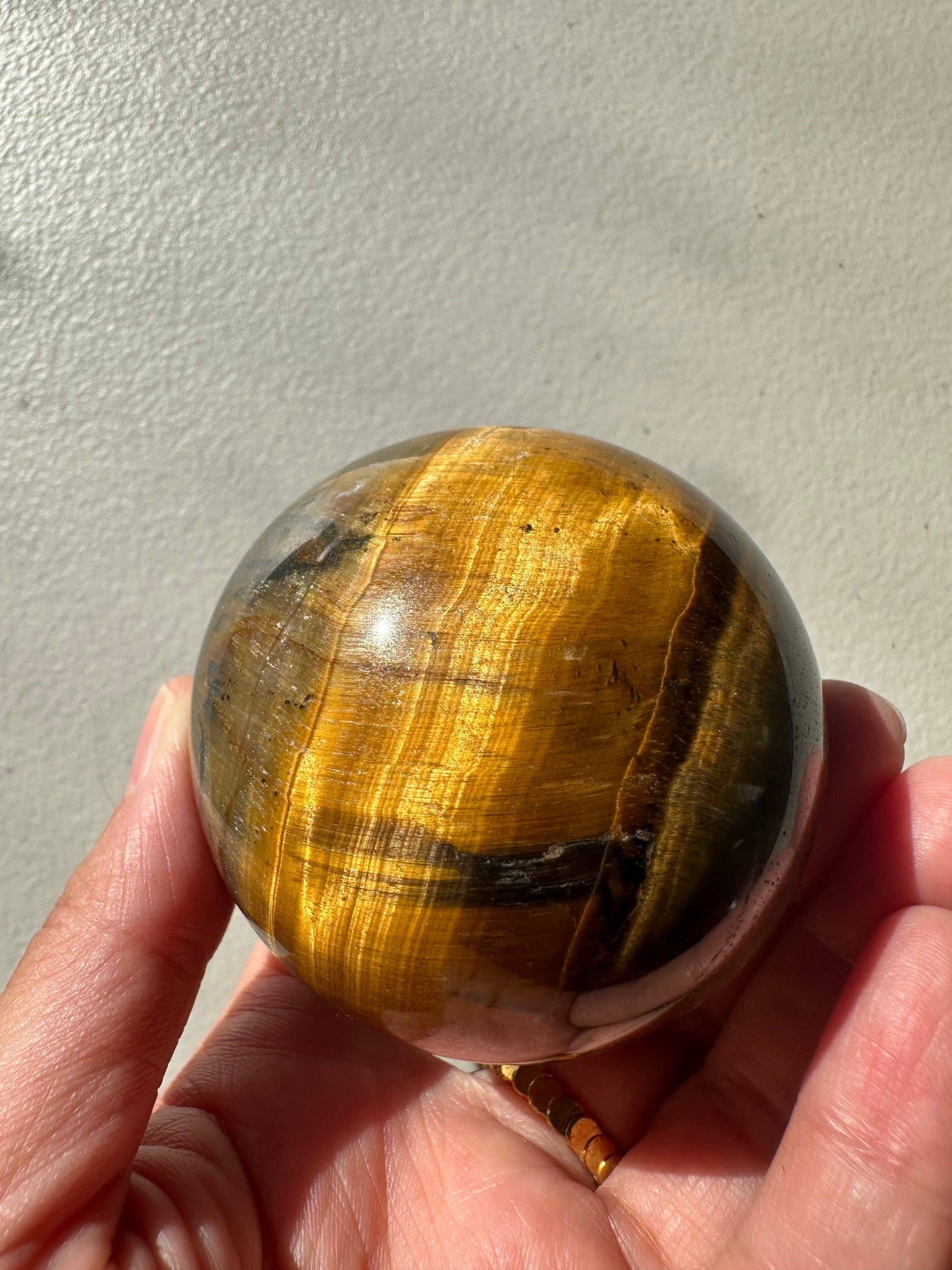 Natural Tiger's Eye Crystal Sphere Ball