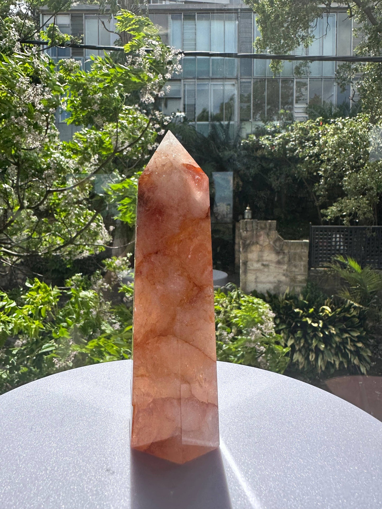 Fire Quartz Crystal Obelisk Tower Point Generator #4