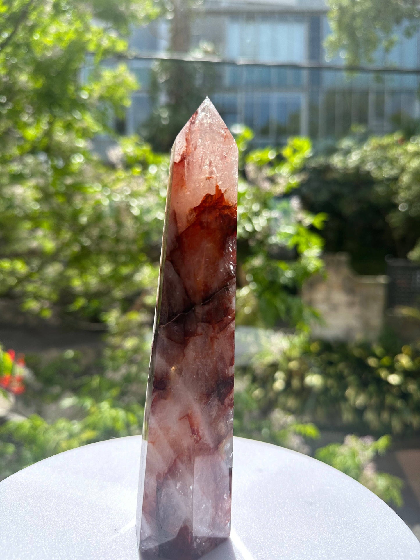 Fire Quartz Crystal Obelisk Tower Point Generator