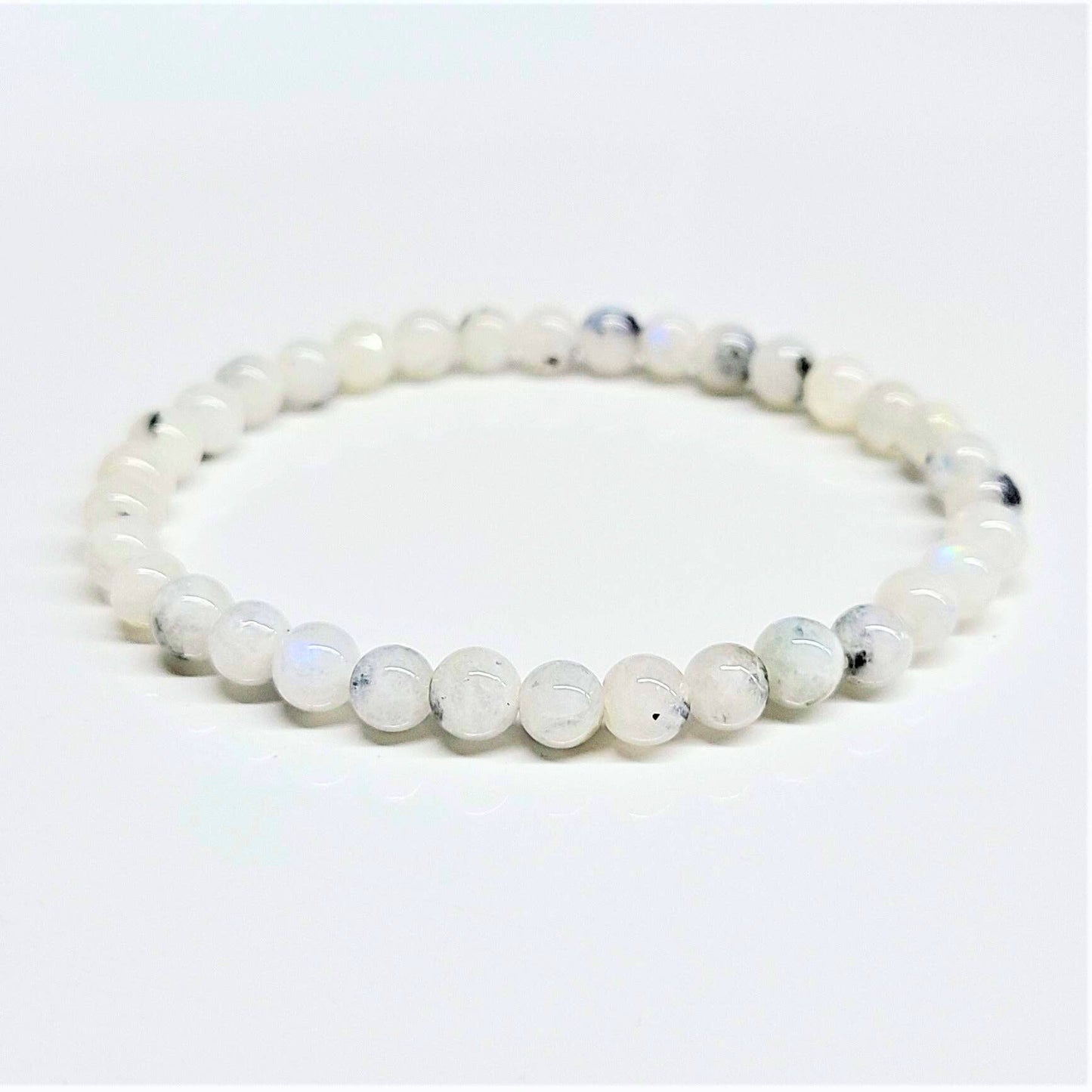 Rainbow Moonstone Beaded Bracelets 6mm
