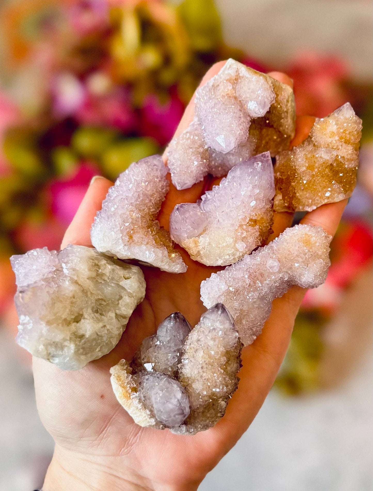 Spirit Amethyst Quartz, Cactus Quartz, Wholesale Crystals