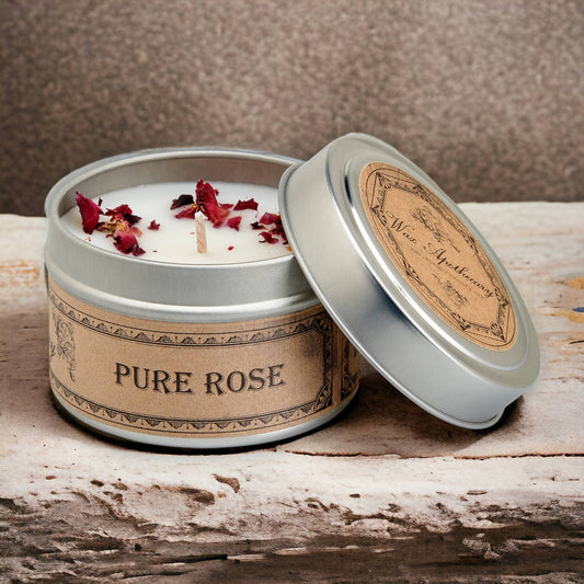 Rose Botanical Travel Tin Candle 4oz