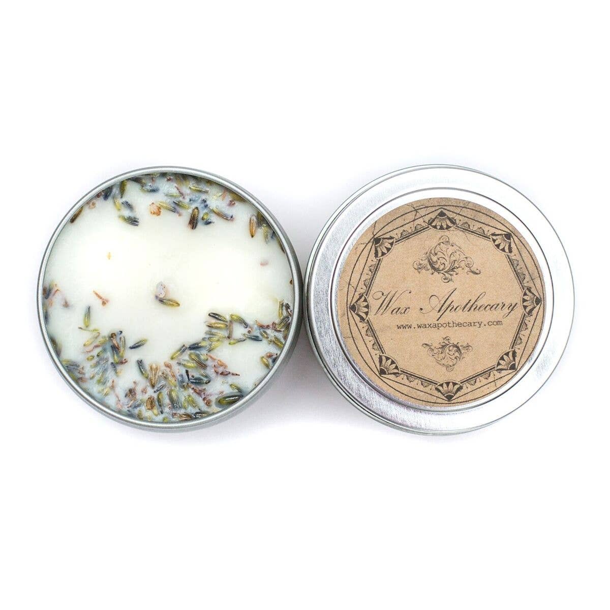 French Lavender Botanical Travel Tin Candle 4oz