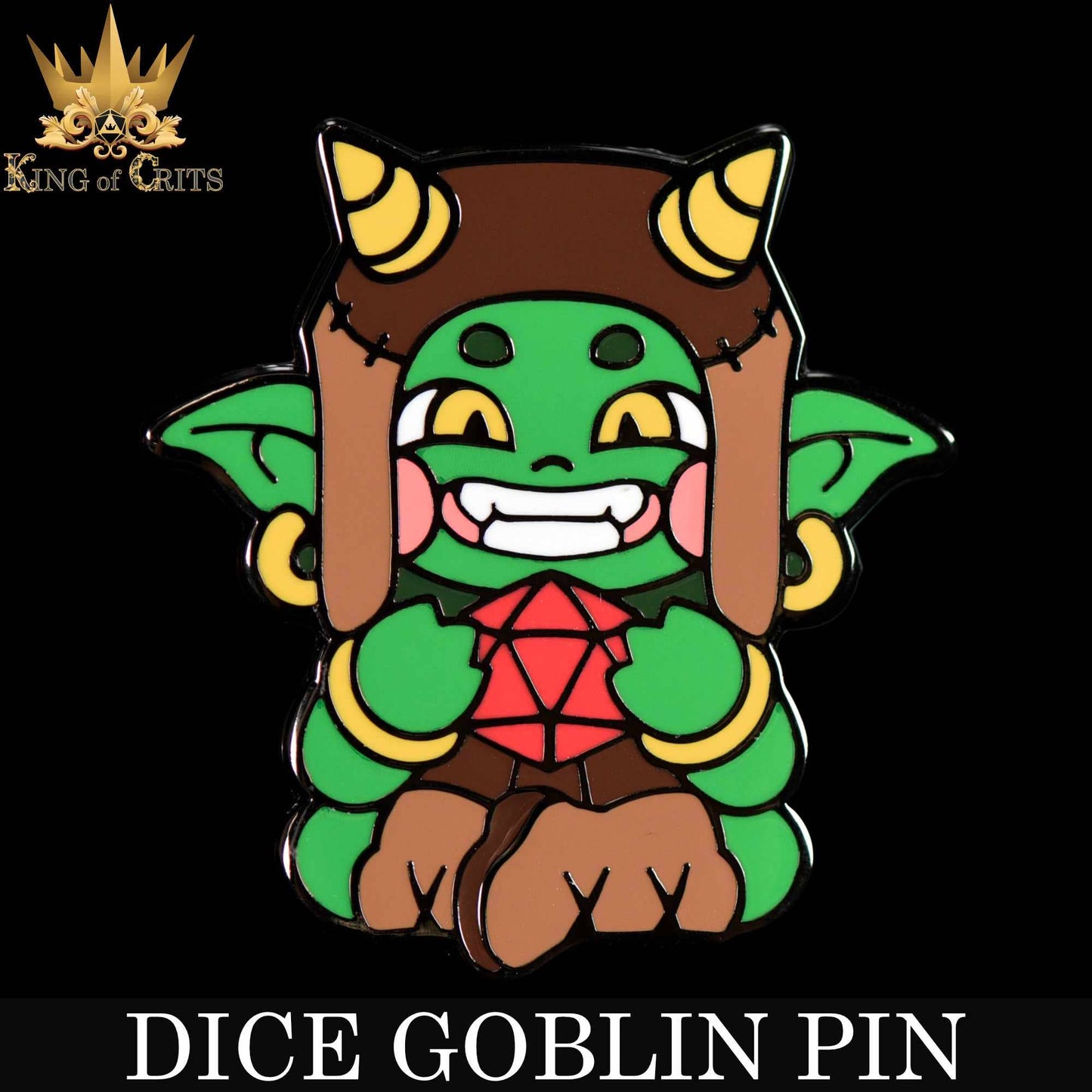 Dice Goblin (Enamel Pin)