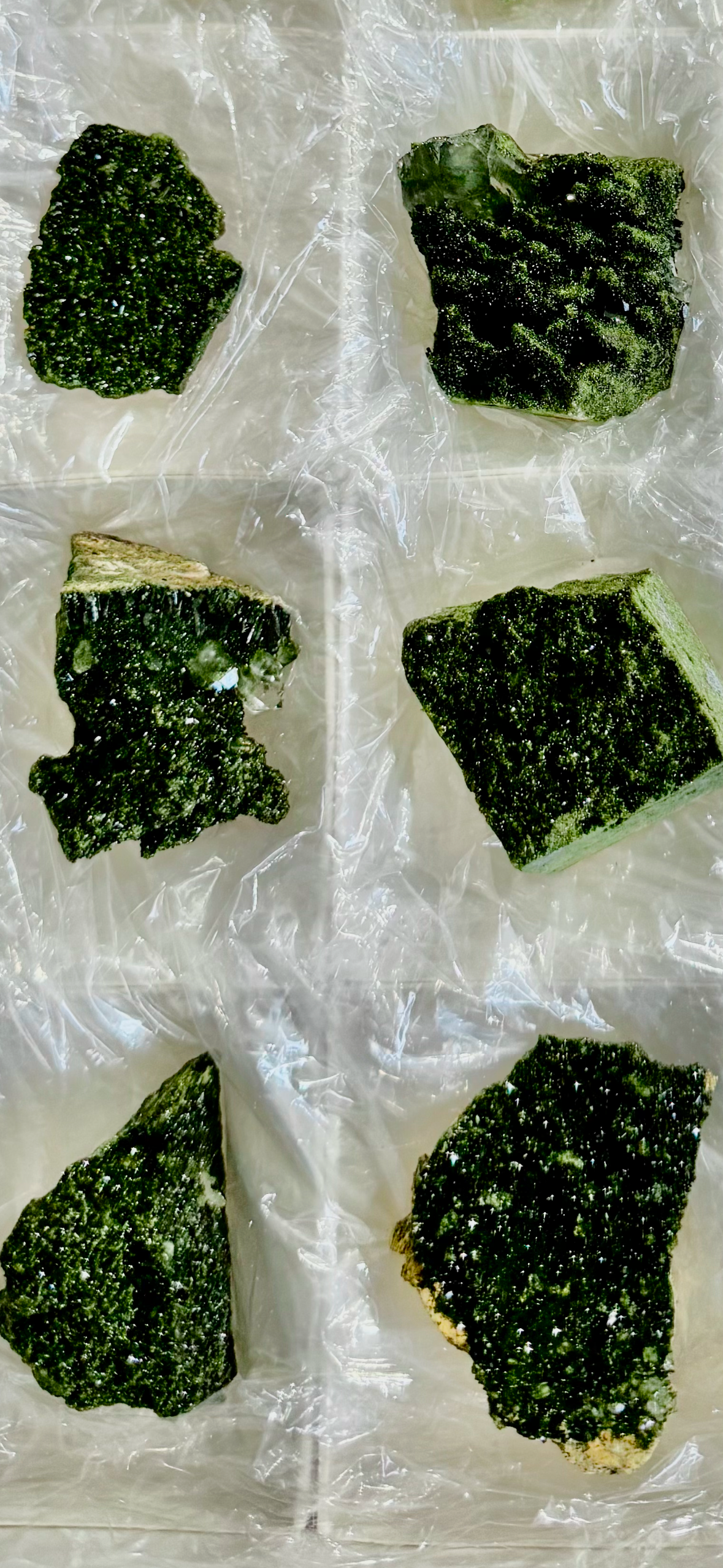 Forest Epidote Specimens from Turkey, Epidote and Quartz, Epidote Clusters