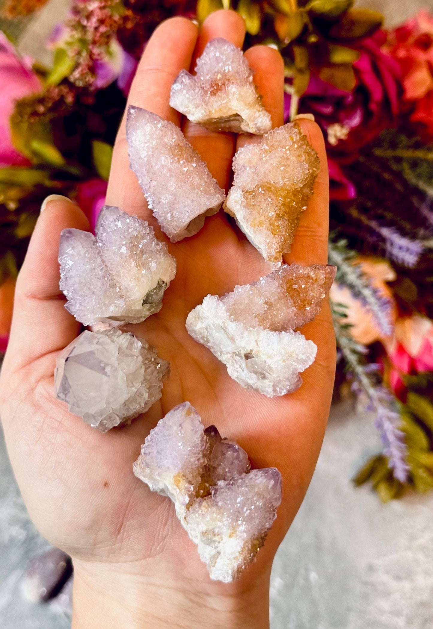 Spirit Amethyst Quartz, Cactus Quartz, Wholesale Crystals