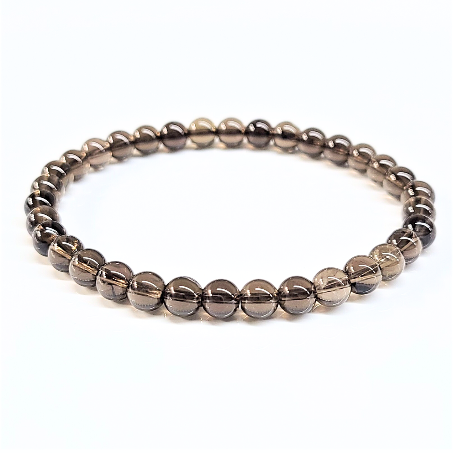 Smokey Quartz Beaded Bracelets 6mm