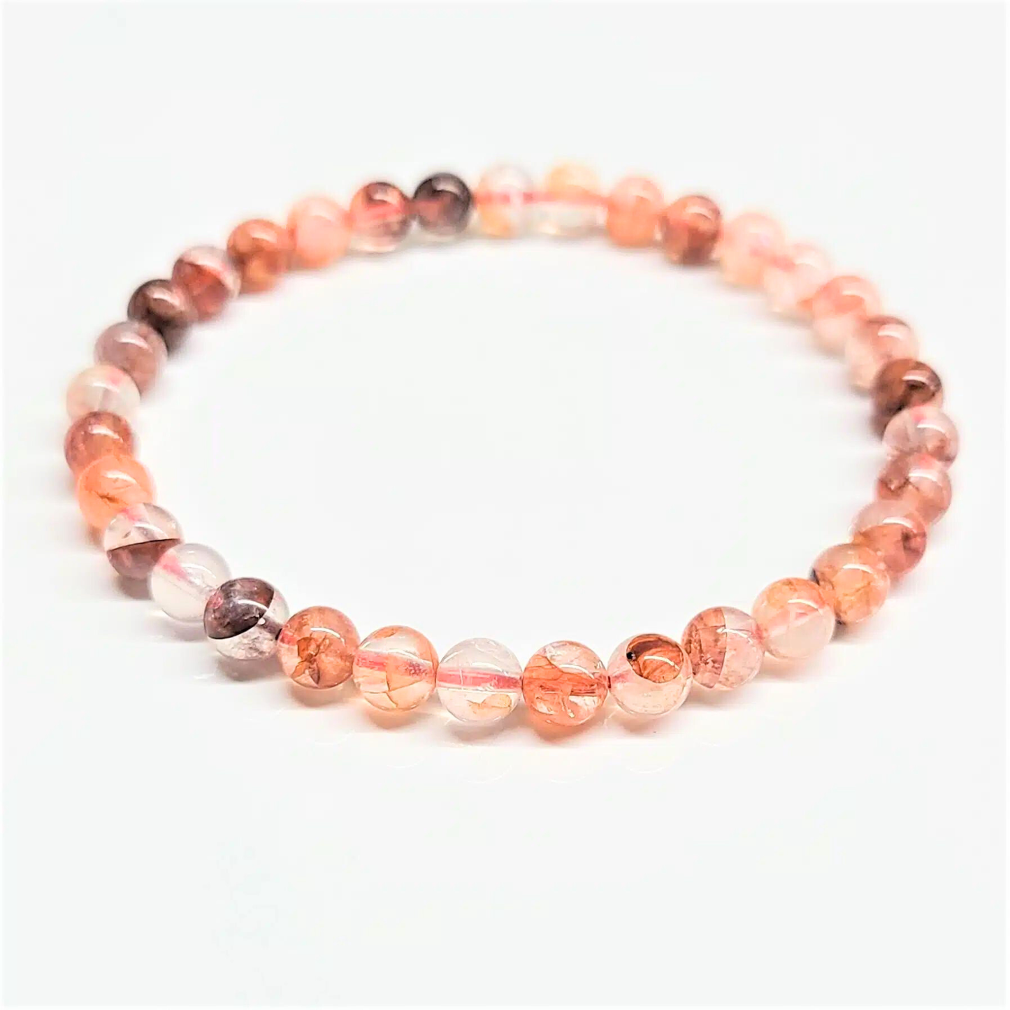 Fire Quartz Beaded Bracelets 6mm
