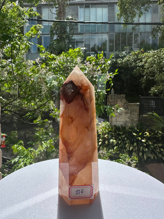Fire Quartz Crystal Obelisk Tower Point Generator #4