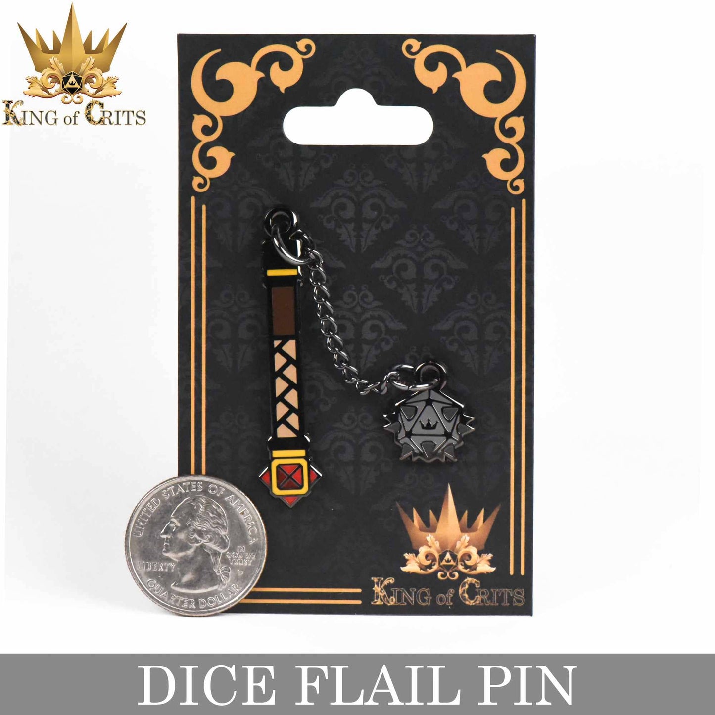 Dice Flail Pin