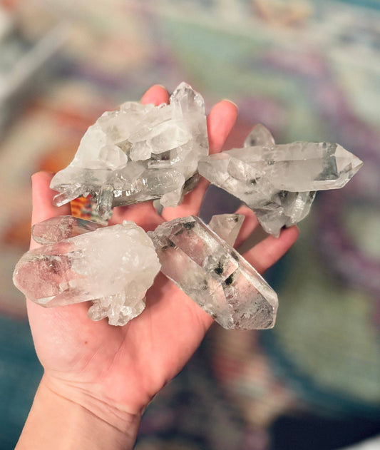 High Quality Quartz Clusters from Brazil, Bulk Crystals