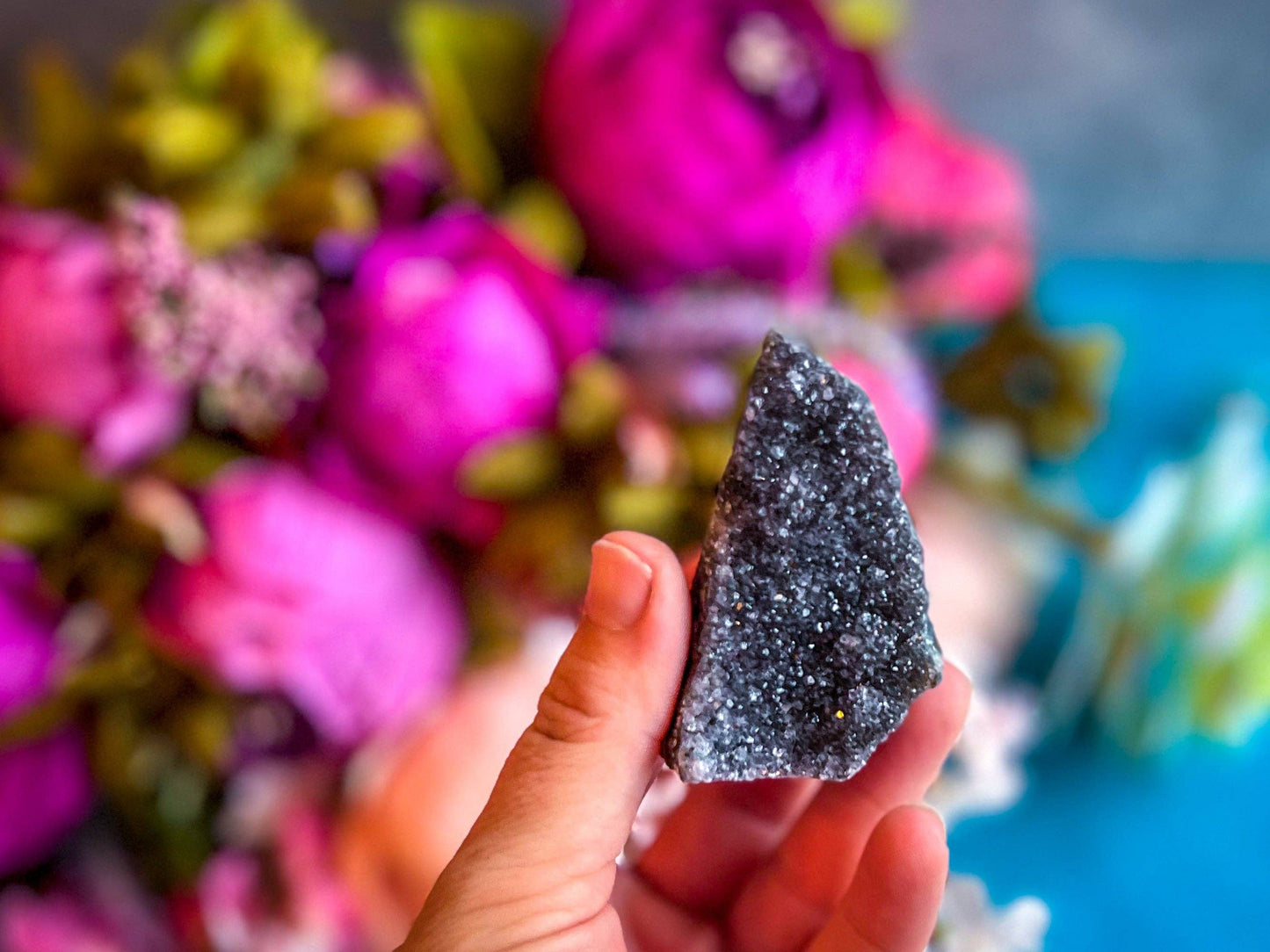 Small Raw "Rainbow" Amethyst Cathedral! Many shades