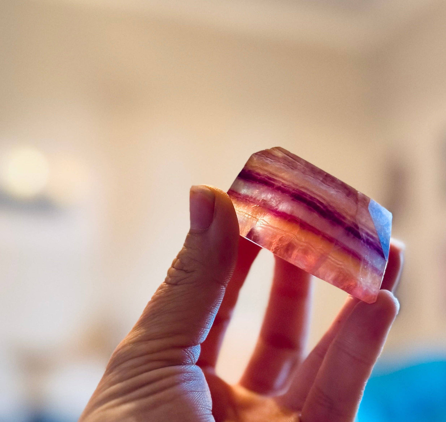 CANDY Fluorite Shapes, Polished Fluorescent Crystals