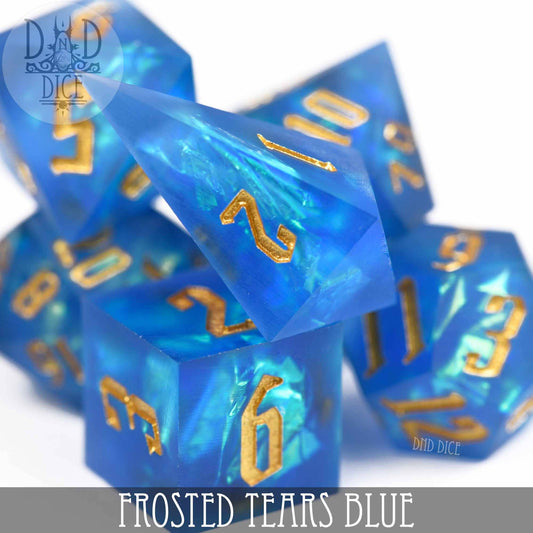 Frosted Tears Blue Handmade